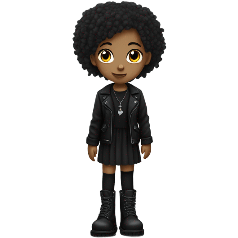 Goth girl in doc martens  emoji