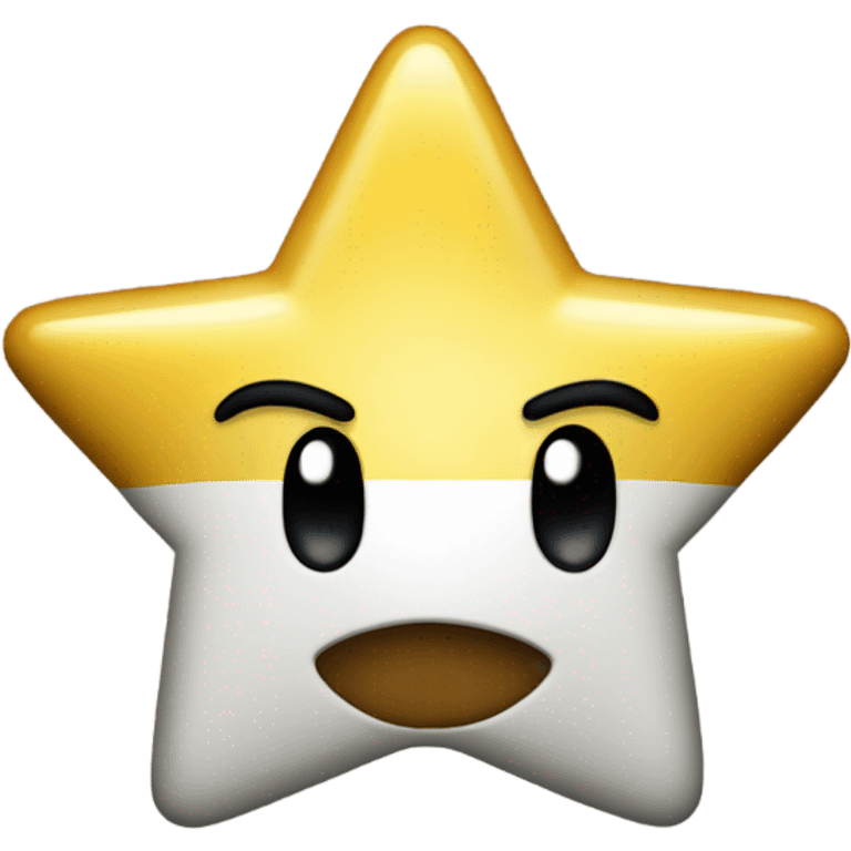 Star from the game “Super Mario” emoji