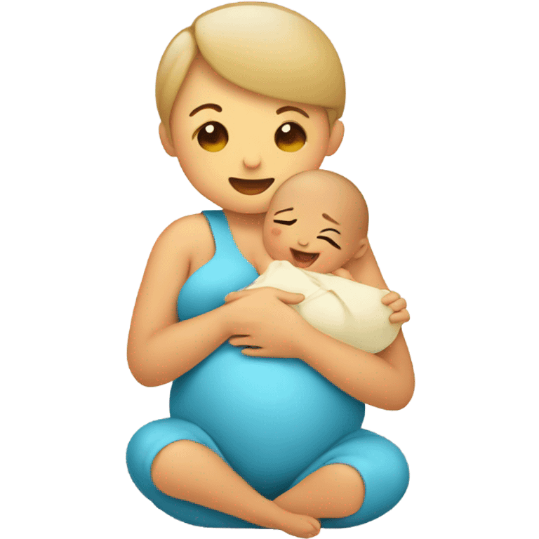 Baby breastfeeding  emoji