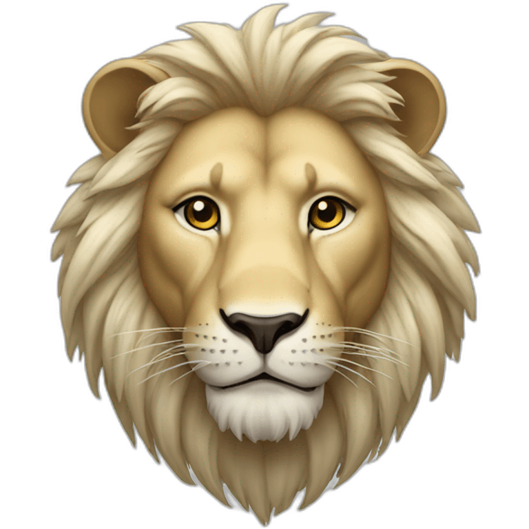 Lion blanc emoji