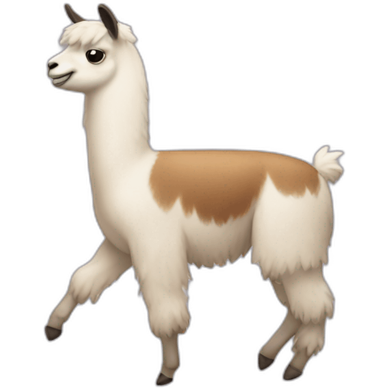 llama dancing emoji