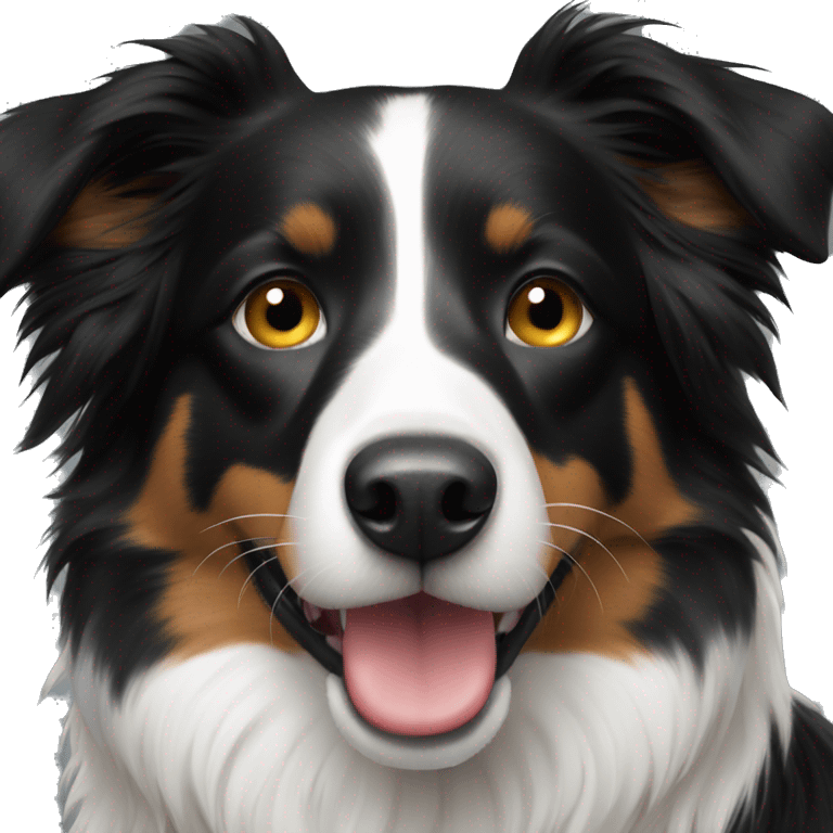 could you do black border collie emoji