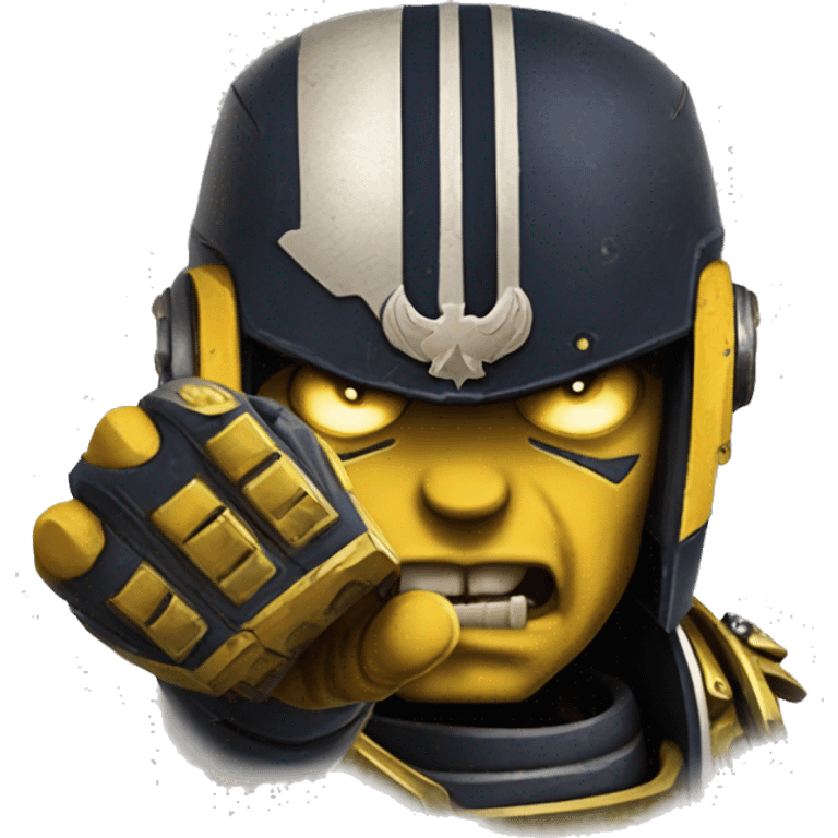 Warhammer 40k space marine imperial fist Thumbs up emoji