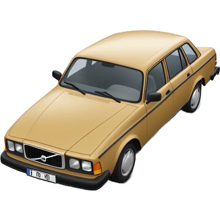 volvo 240 with the text "10/10" over it emoji