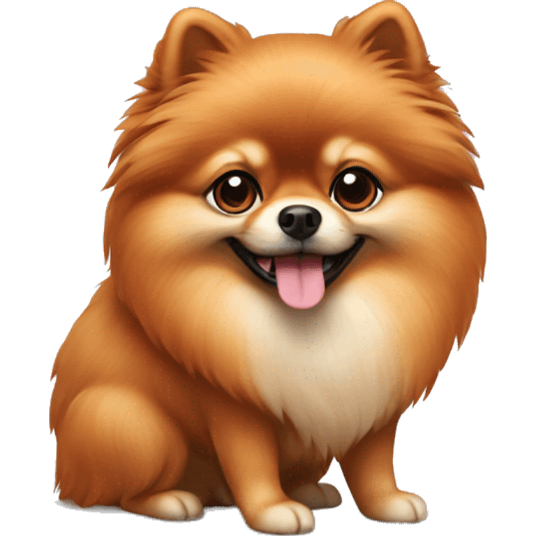 red Pomeranian Spitz emoji