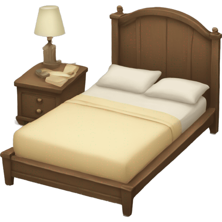 A bed used alot  emoji