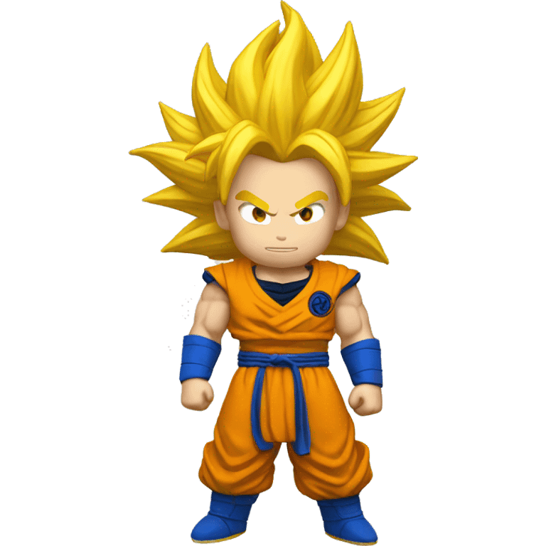 super saiyan 3d emoji