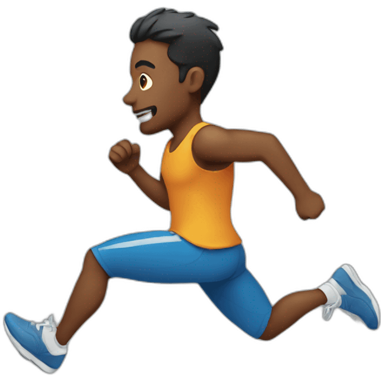 Man running emoji