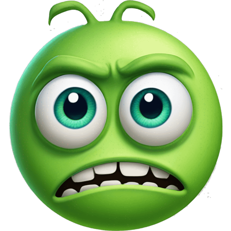 Mike Wazowski with one eye Monsters Inc.  emoji