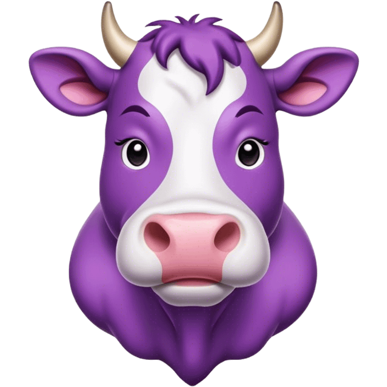 cow milka purple emoji