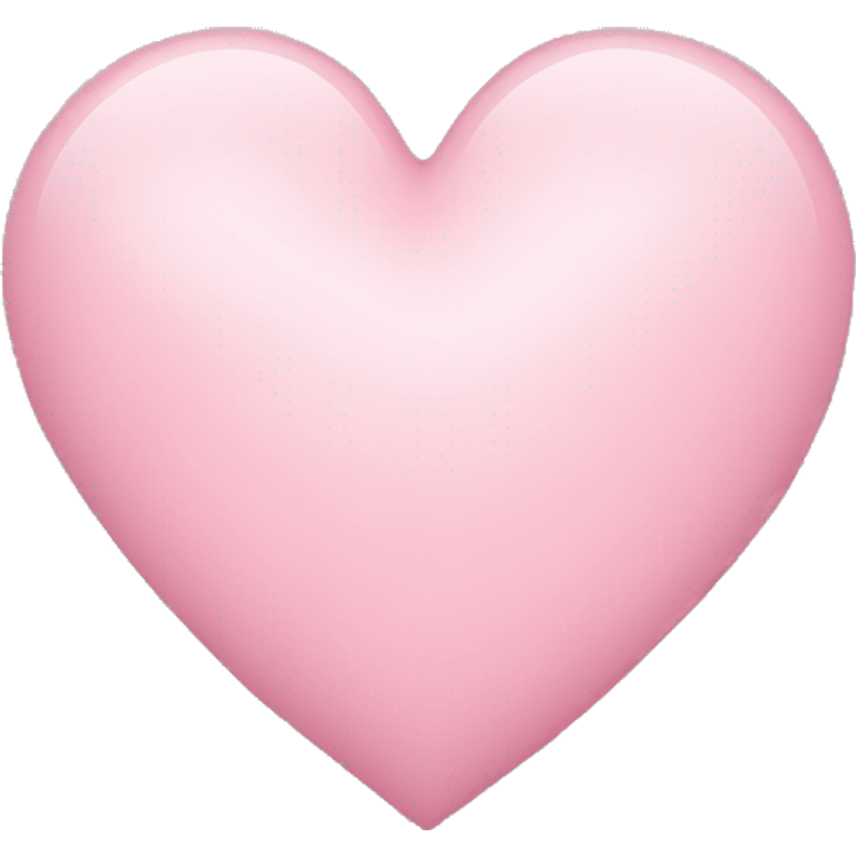 Light pink heart  emoji