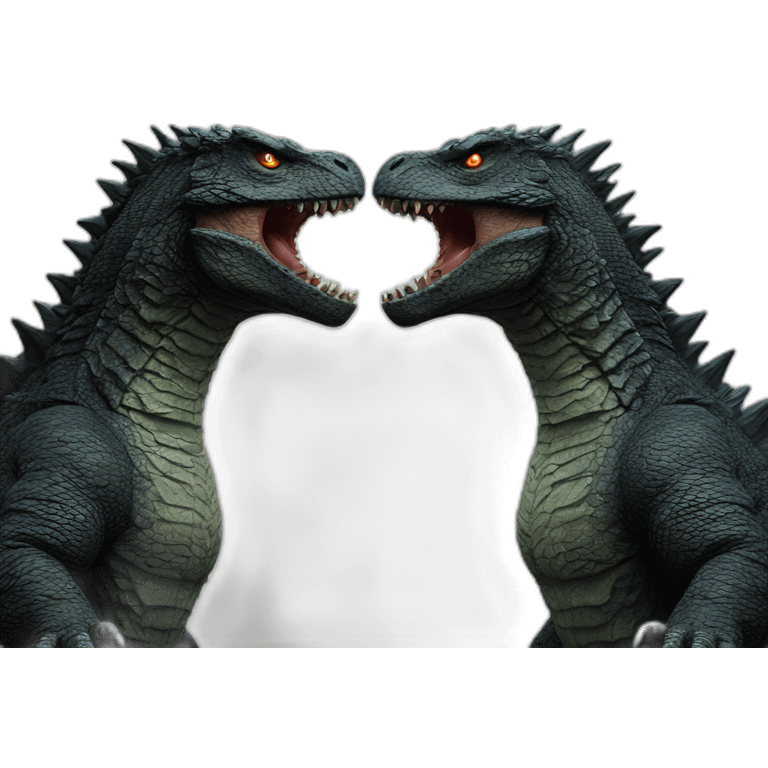 two headed godzilla emoji