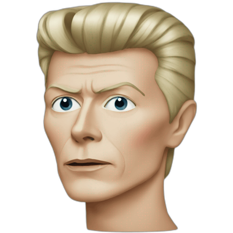 david bowie with makeup emoji