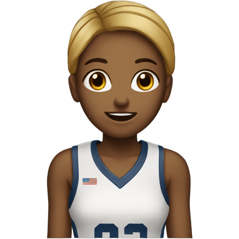 Speaking captain girl basketball  emoji