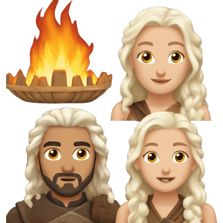 Khalessi fire and ic emoji