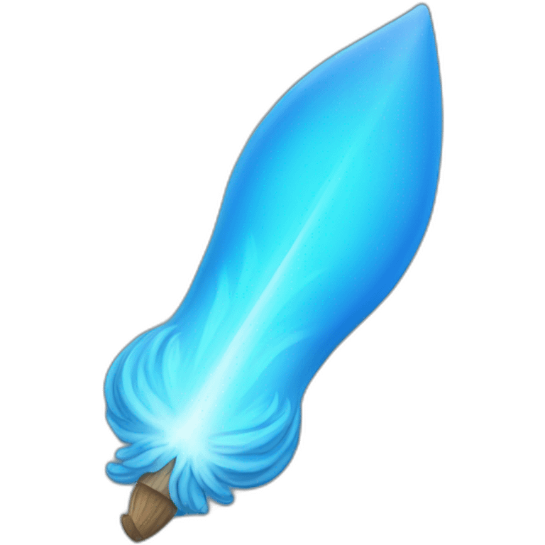 blue nimbus emoji