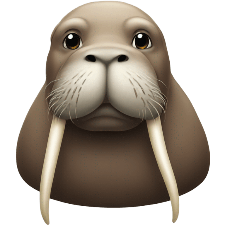 Friendly walrus emoji