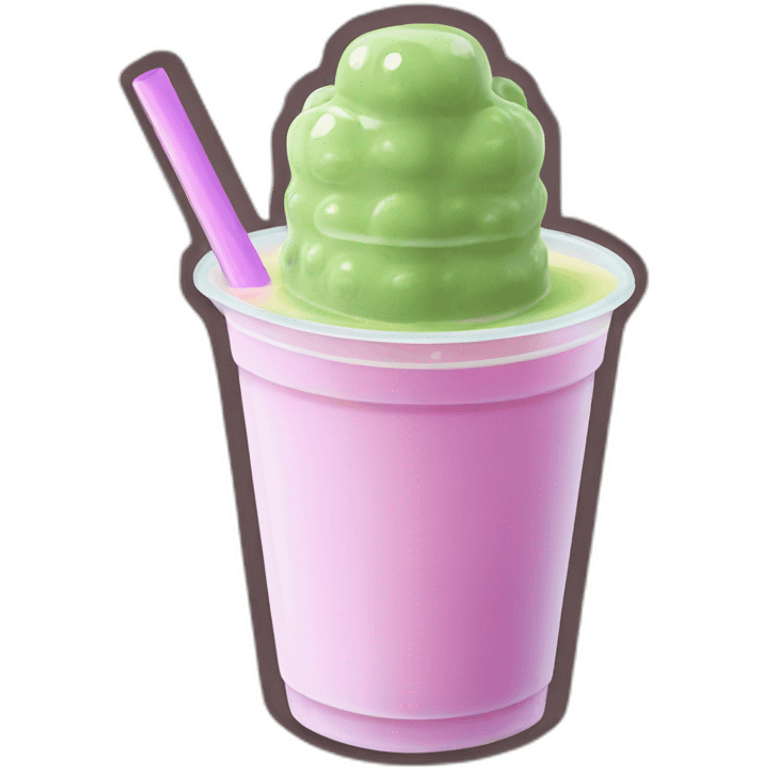 bubble tea matcha emoji