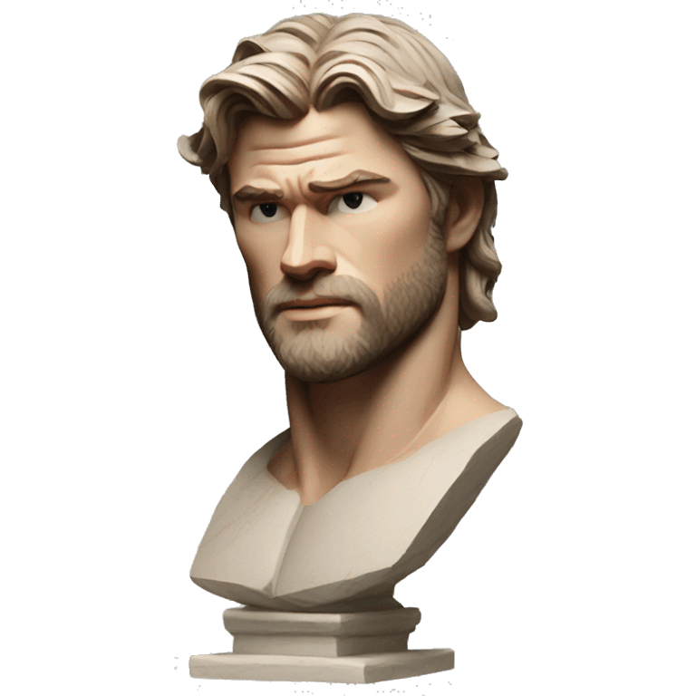 chris hemsworth greek sculpture emoji