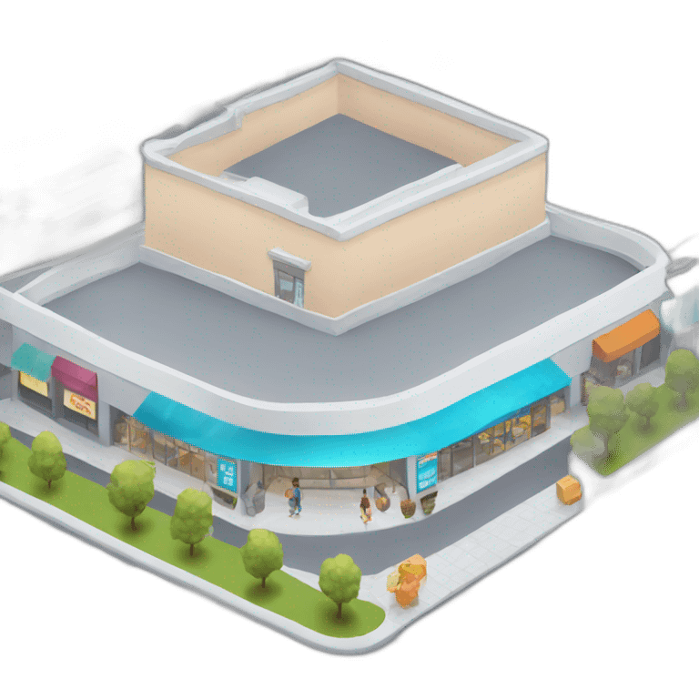 shopping center emoji