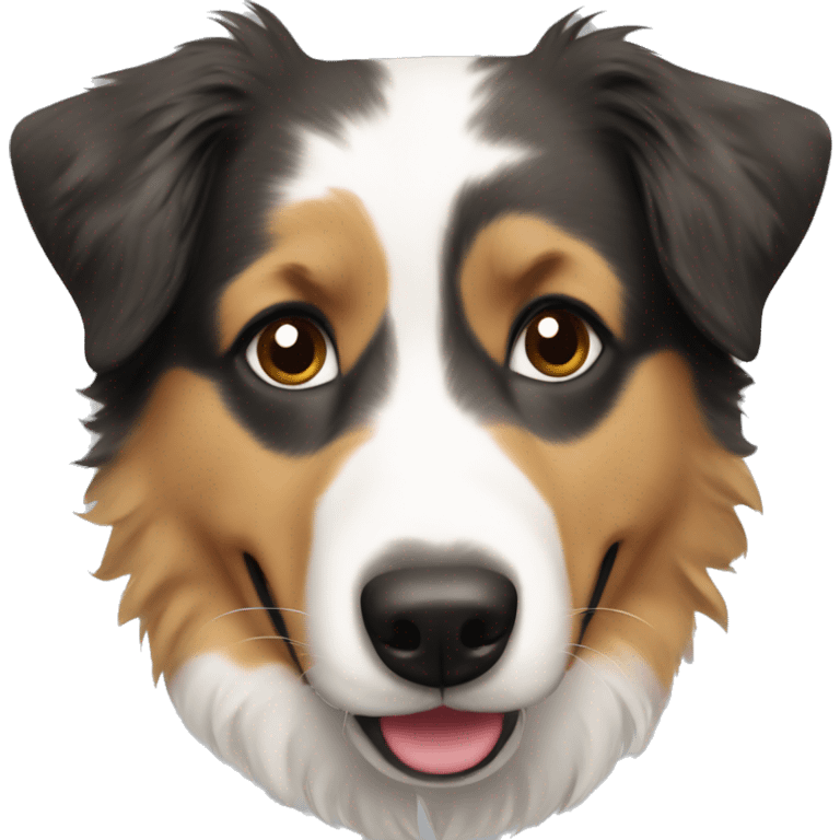 pyrenees / australian shepherd mix emoji