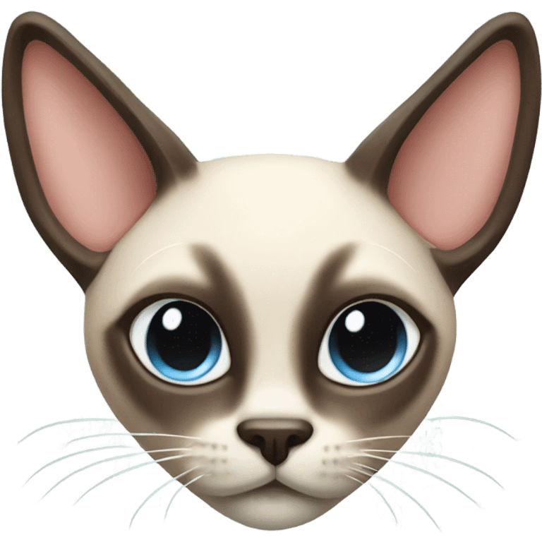 Siamese cat with antlers emoji