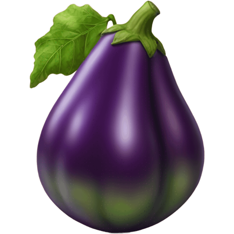 Egg plant inside peach emoji