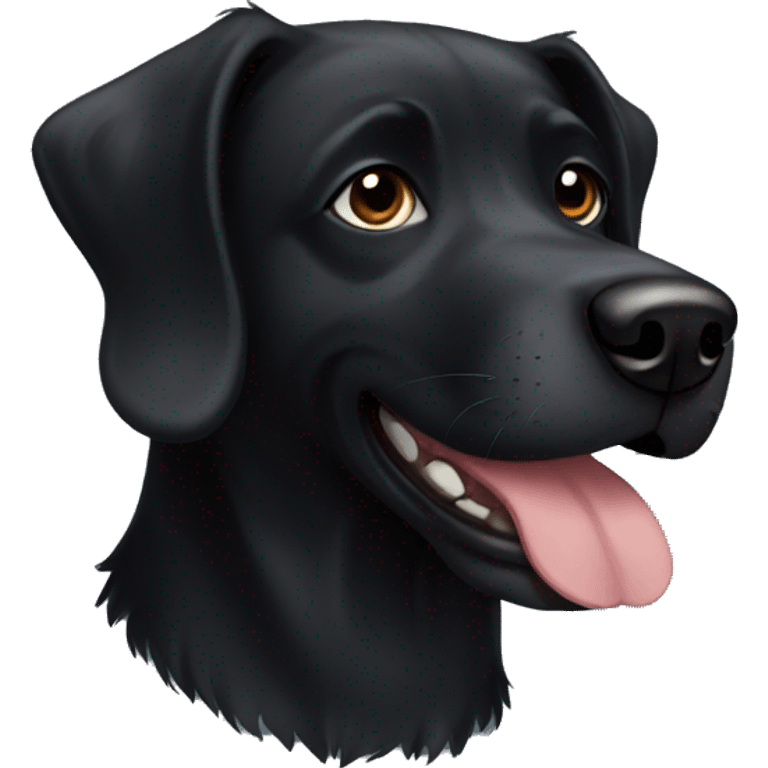 Black dog emoji