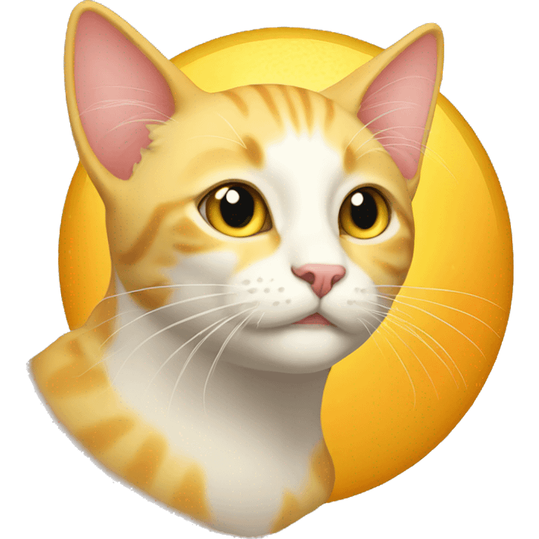 the sun cat emoji