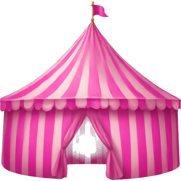 pink carnival tent emoji