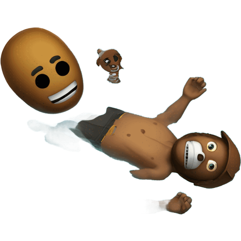 Freddy fazbear and Andrew Tate in a pool emoji