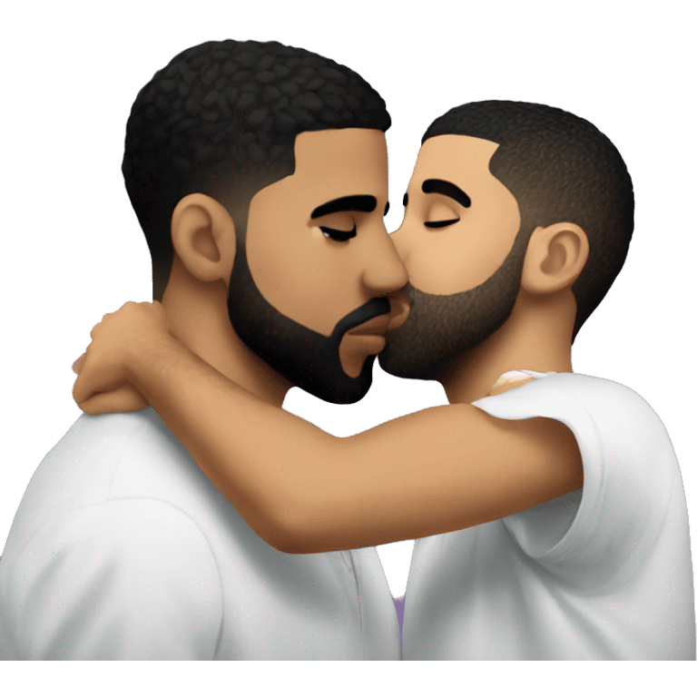 drake kissing drake kissing drake kissing drake emoji