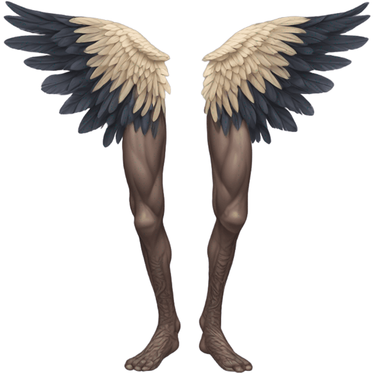 Legs with wings emoji