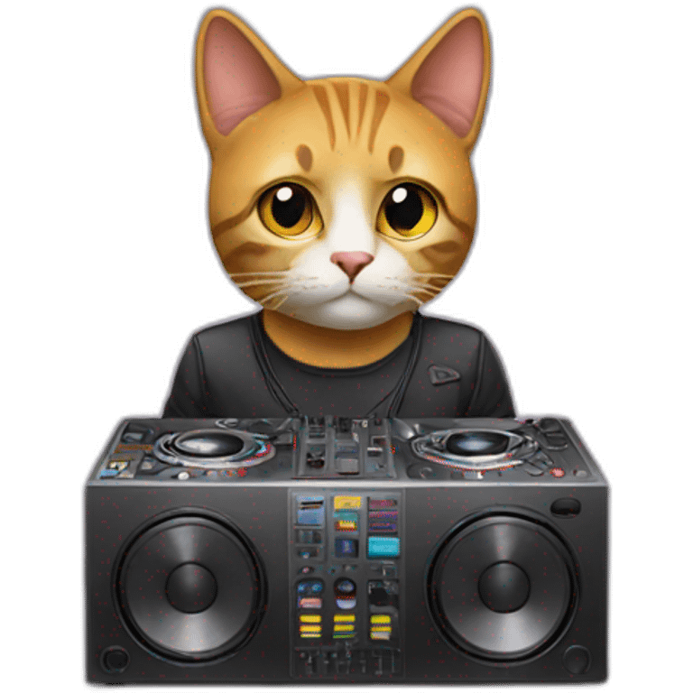 dj cat emoji