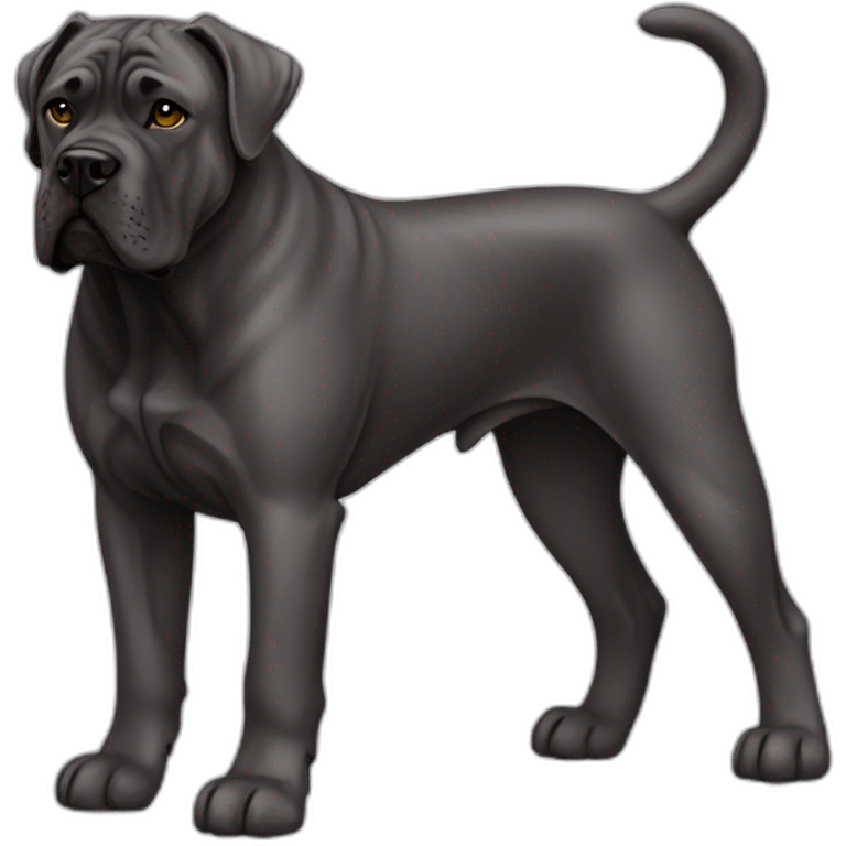 Dog Cane Corso full body emoji