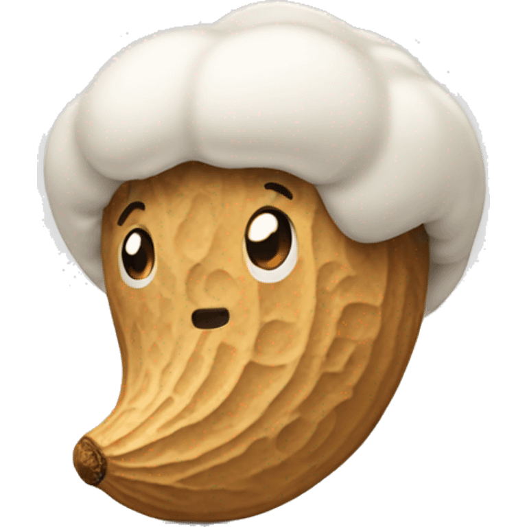 A peanut. emoji