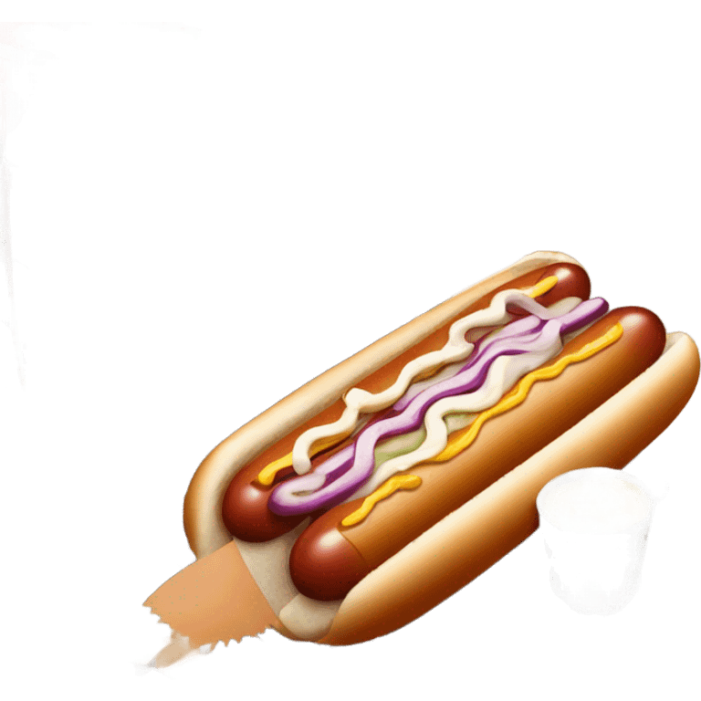 Street hotdogs  emoji