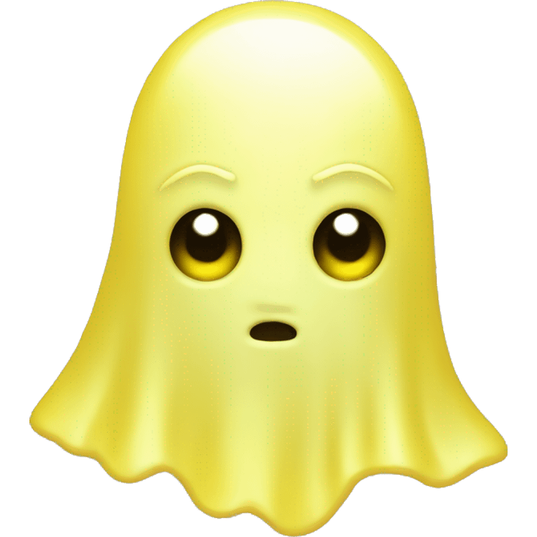 Ghost yellow emoji