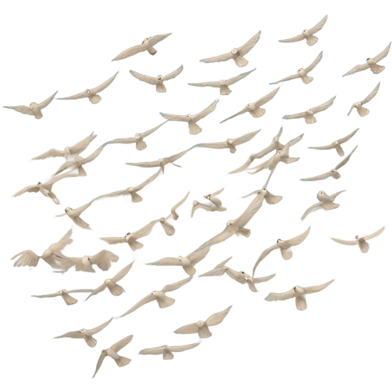 birds migrating emoji