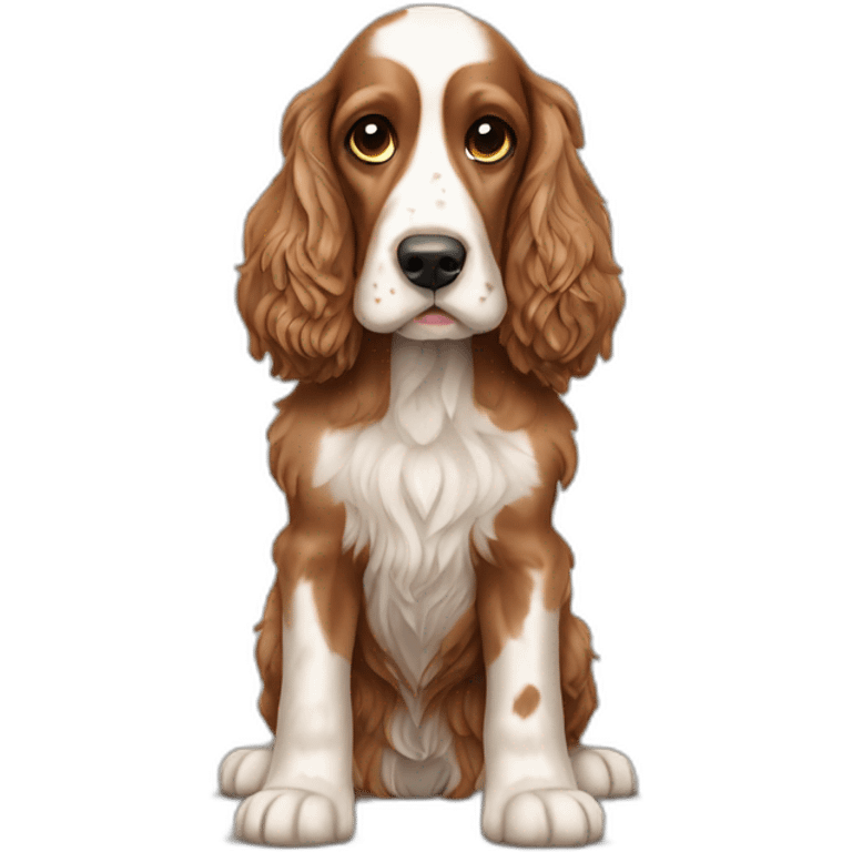 Dog-english-cocker-spaniel-full-body emoji