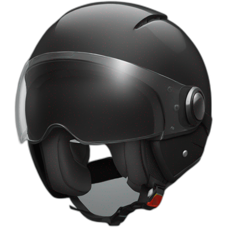 black man motorcycle helmet emoji