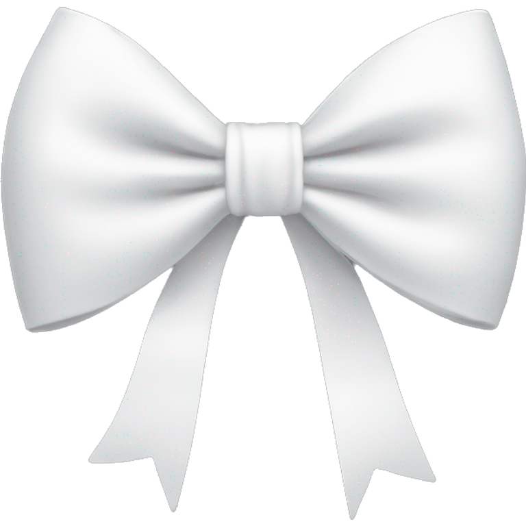 white bow emoji