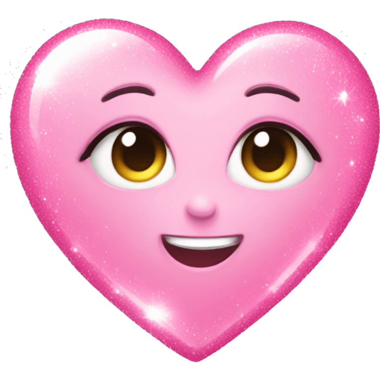 baby pink sparkle heart  emoji