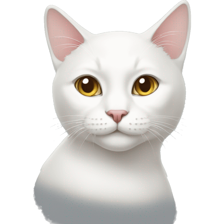 white cat emoji