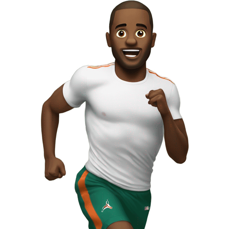 Tykeek hill running from Miami emoji