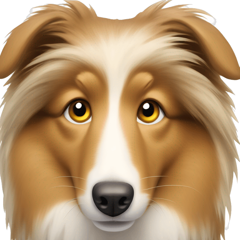 Shetland sheepdog emoji