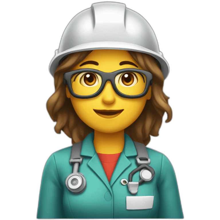 Chica ingeniera de montes emoji