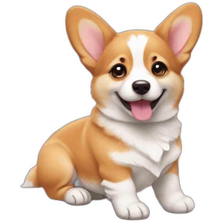 Baby corgi emoji