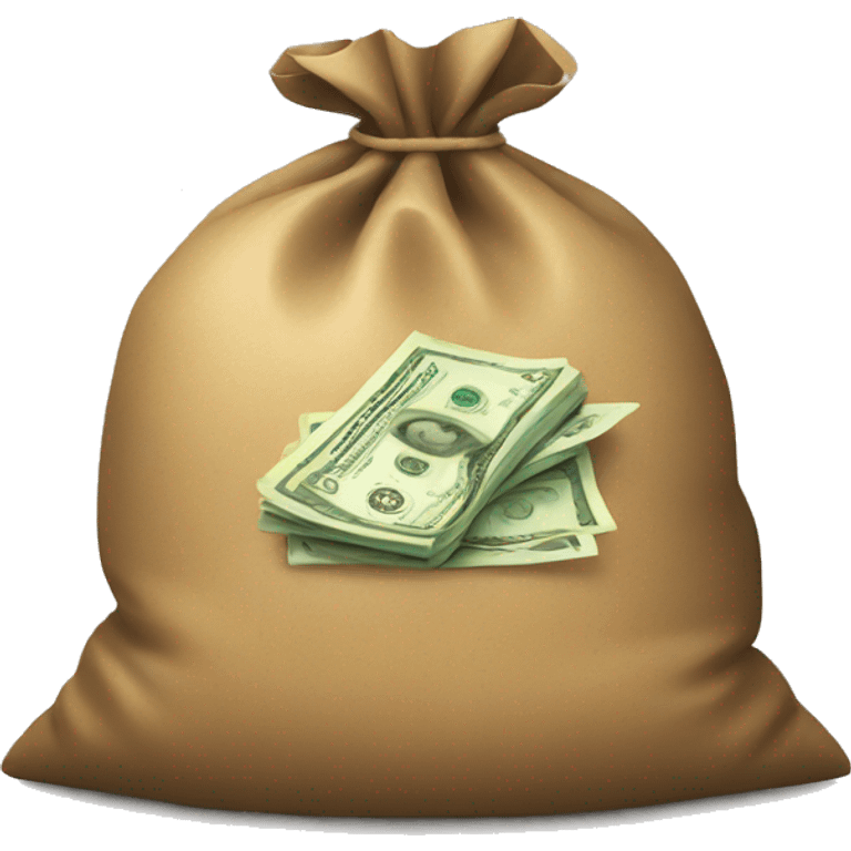 a bag of money emoji