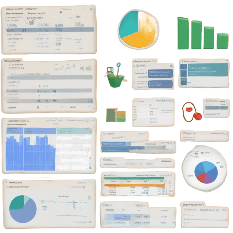 analytics dashboard showing files emoji